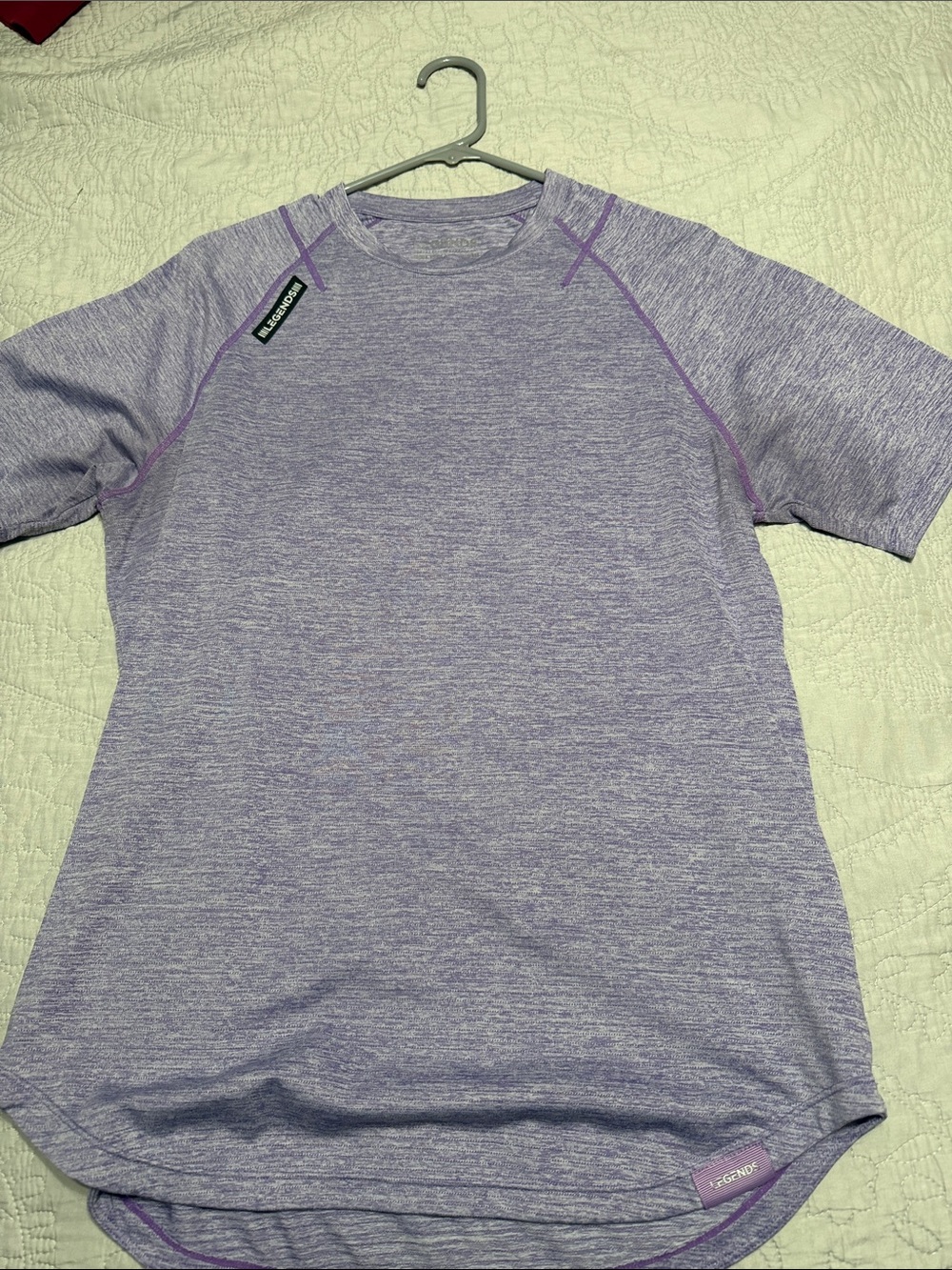 Legend Men’s Heather Lavender Short Sleeve Performance Tee